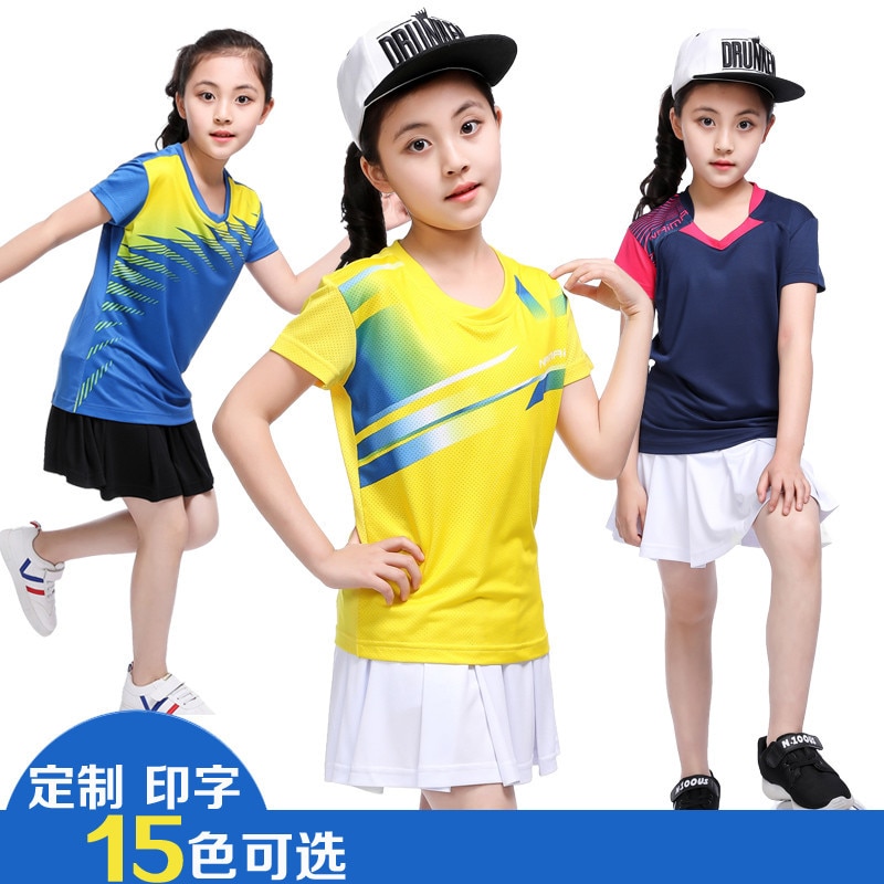 새로운 여자 tenis masculino, 아이 탁구 셔츠, 반팔 탁구 셔츠, 어린이 배드민턴 셔츠, 폴리 에스테르 스포츠 셔츠